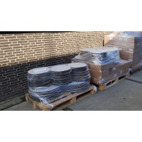 8" (Ø 275 mm) Selbstklebende rubber flanschscheiben 8" (Ø 275 mm) Selbstklebende rubber flanschscheiben