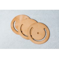 Photect 2 stuks lederen manchetten, zwenkpomp, type 75, zuigermanchetten, zwenkpomp, reserveonderdelen voor waterpompen (bruin, type 75