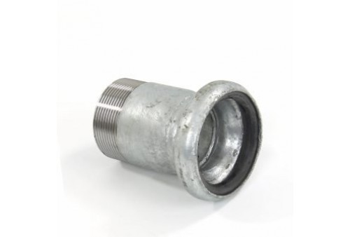 2" (50) Female Coupling with 1 1/2" outside thread type Bauer galvanized (S75)
