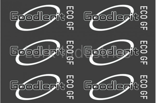 Vezelplaat pakking Type Goodlerit Eco GF 2 mm dik
