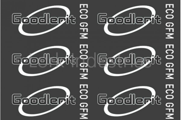 Vezelplaat pakking Type Goodlerit Eco GFM 1,5 mm dik