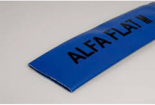 4" (102) Plat oprolbare slang (blauw) type Alfaflat M 